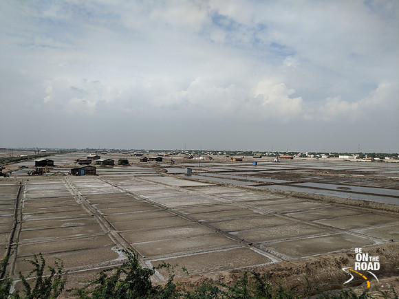 The famous salt pans of Thoothukudi, Tamil Nadu