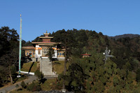 Temple on Dochu La, Bhutan