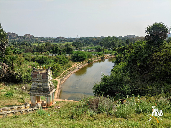 The Kannadigan canal from Manimuthar Dam that irrigates this region