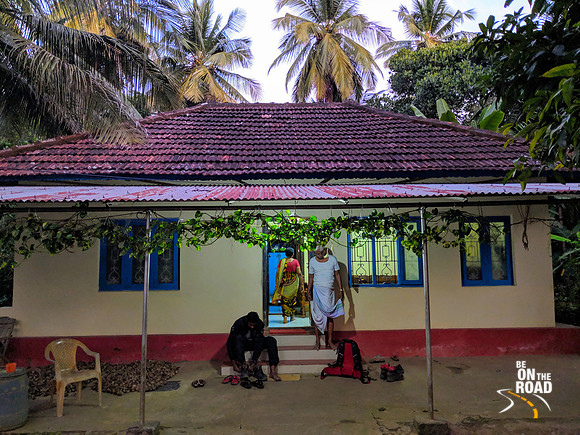 At a family friend home in Pullode, Kerala