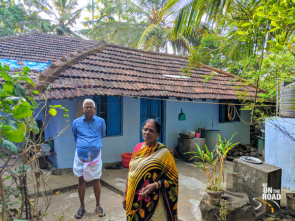 Gopi Mama and Chandrika Maami at their Pullode home