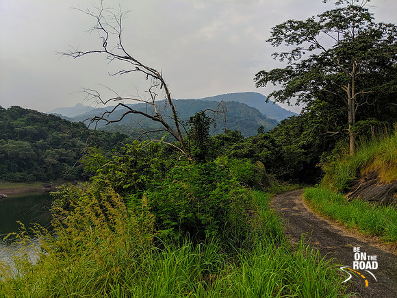 The beautiful forests and mountains next to Karaiyar Dam, Kalakad Mundanthurai Tiger Reserve