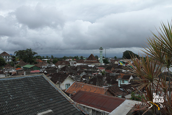 Cloudy day over scenic Malang in East Java, Indonesia