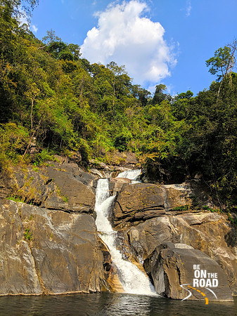 Meenmutty waterfall inside Peppara Wildlife Sanctuary, Kerala
