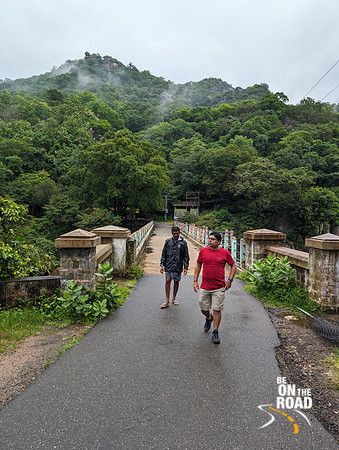 A scenic walk near Manimuthar Falls, Tamil Nadu