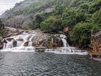 Manimuthar Falls inside Kalakad Mundanthurai Tiger Reserve