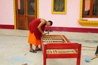 Monks also work