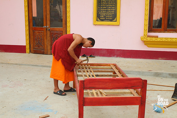 Monks also work