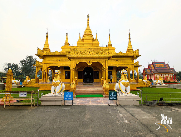 Golden Pagoda temple at Namsai, Arunachal Pradesh