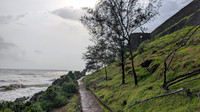 The absolutely gorgeous Bekal Fort walking trail