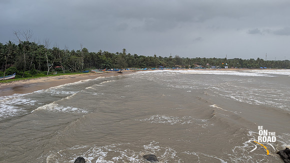 Beach and Arabian Sea as seen from Bekal Fort, Kerala