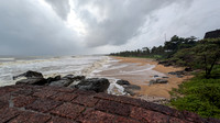 A monsoon day at Bekal Fort Beach, Kerala
