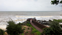 Where the Bekal Fort meets the Arabian Sea
