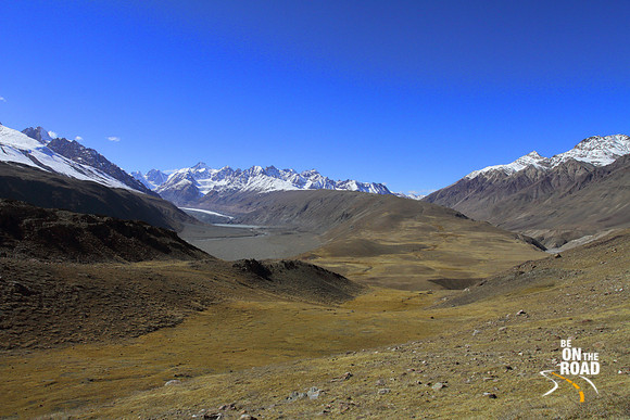 Glacier in Chandra Bhaga Range seen during trek to Chandra Taal Lake