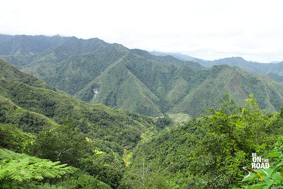 Aerial view of Batad and its surroundings
