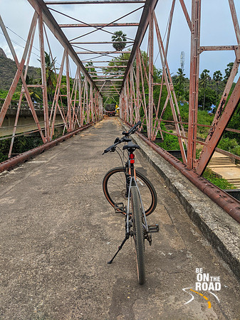 Pit stop at Iron Bridge over Thamirabharani river, Papanasam