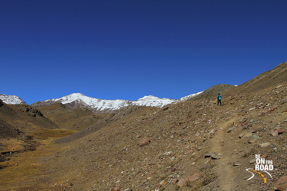 Trekking to the Chandra Taal Lake is full of such spectacular views