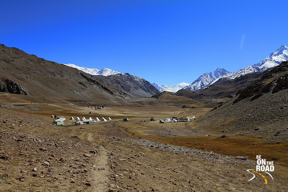 Camping by the Chandra Taal Lake is an adventure in itself
