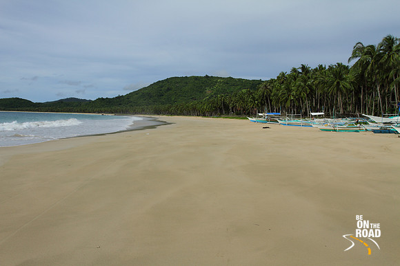 Powdery sands of Nacpan Beach, Philippines