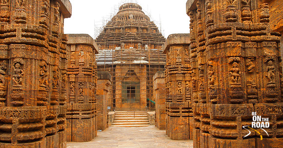 Entrance to the majestic Sun temple of Konark, Odisha
