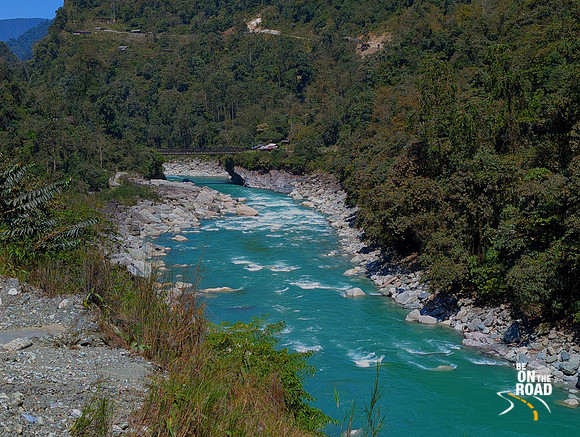 Emerald waters of Dibang river, Arunachal Pradesh