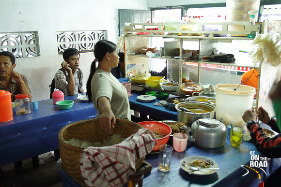 Inside a Warung at Banyuwangi, Indonesia
