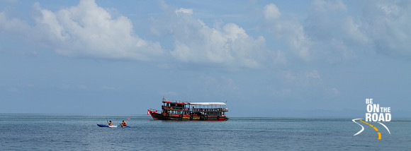 Kayaking at Angthong Marine National Park, Thailand
