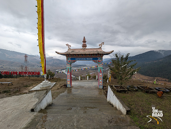 Samten Yangchak Gompa and Mechuka valley view