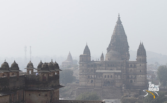 Foggy Orchha view