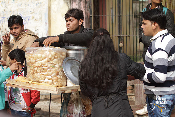 A golgappa moment from Orchha, Madhya Pradesh