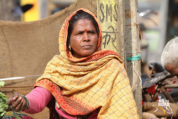 Orchha vegetable seller lady, Madhya Pradesh, India