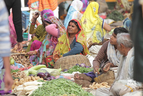 Local market scene at Orchha, Madhya Pradesh