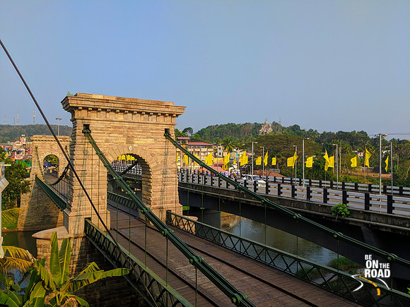 1877 Punalur Suspension Bridge - South India's first motorable suspension bridge