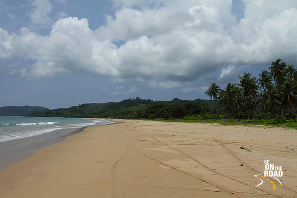 Remote and beautiful Duli Beach of Palawan, Philippines