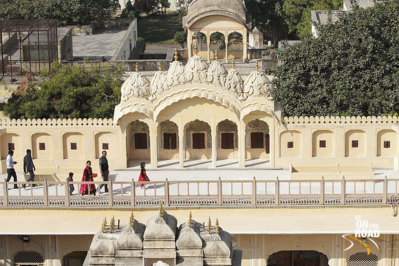 The entrance to the Hawa Mahal, Jaipur, Rajasthan