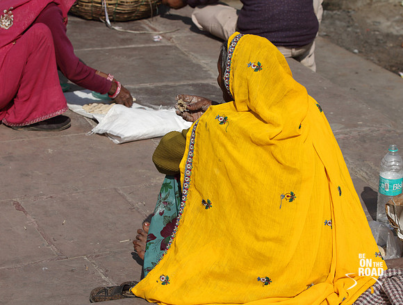 Vibrant colors - the norm in Jaipur, Rajasthan
