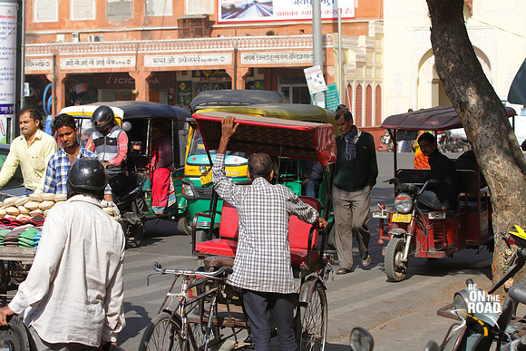 A rickshaw street moment from Jaipur, Rajasthan