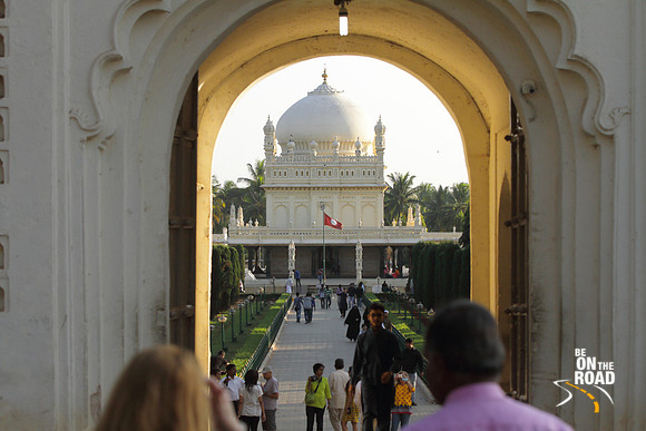 Gumbaz view as you enter