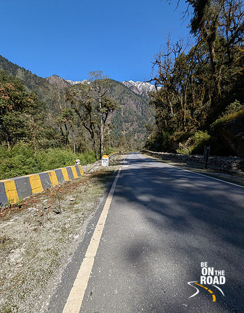 The scenic highway to Bruni from Anini in Arunachal Pradesh