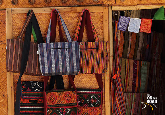 Traditional Bag Shopping at Thimphu, Bhutan