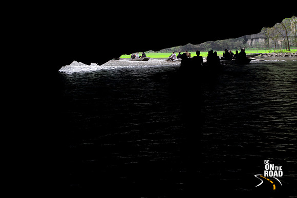 Boating on the Tam Coc river and inside caves, Ninh Binh, Vietnam