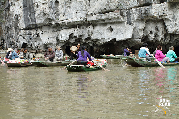 The floating shops of Ninh Binh, Vietnam