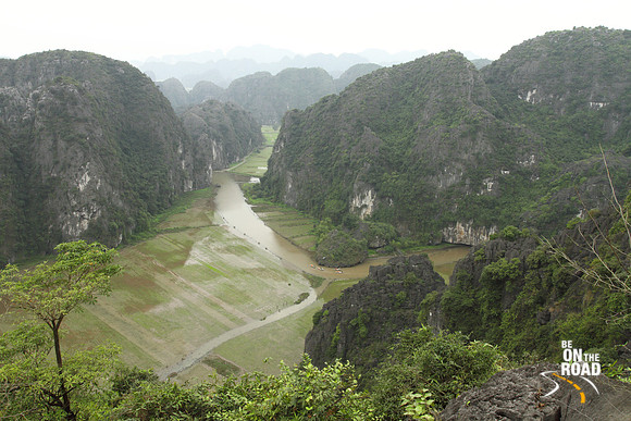 The iconic limestone karsts of Ninh Binh, Vietnam