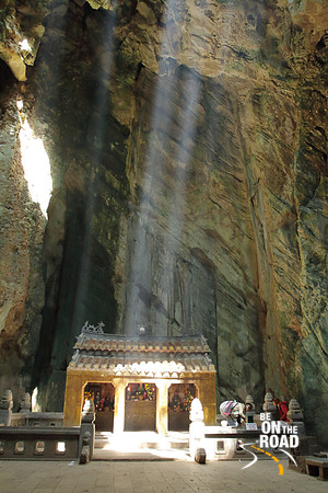 Temple inside marble mountain, Danang
