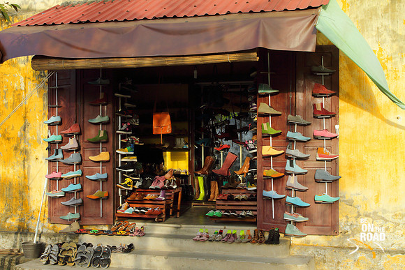 A Shoe Shop in the old quarter of Hoi An, Vietnam