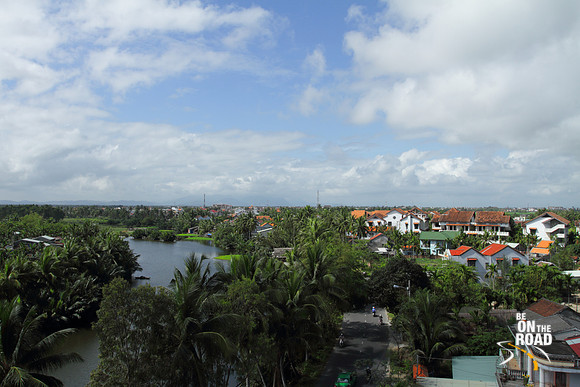 Roof top view of scenic Hoi An, Vietnam