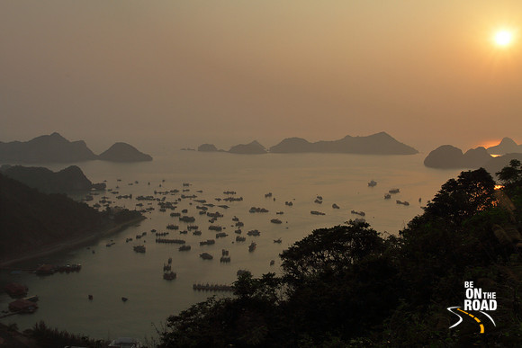 Sunset view from Cat Ba Island, Vietnam