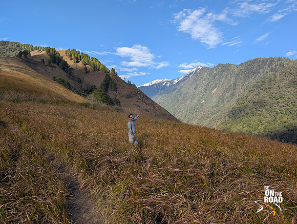 Macho Man Sreedhar at Emoli Grasslands, Arunachal Pradesh