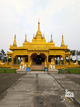 Divine looking Golden Pagoda at Namsai, Arunachal Pradesh
