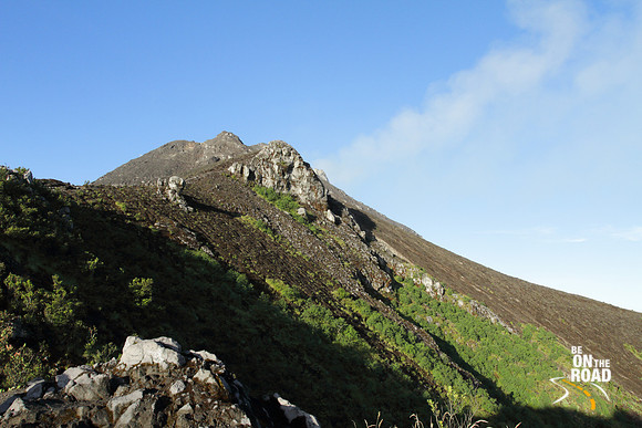 The black and green slopes of Gunung Merapi, Central Java, Indonesia